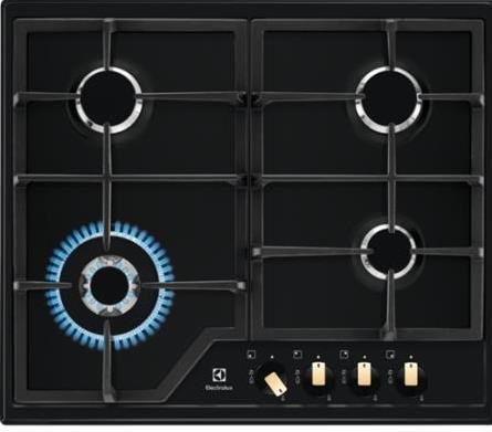 Płyta gazowa Electrolux EGS6436RK (4 pola grzejne; kolor czarny) Płyta gazowa Electrolux EGS6436RK (4 pola grzejne; kolor czarny)