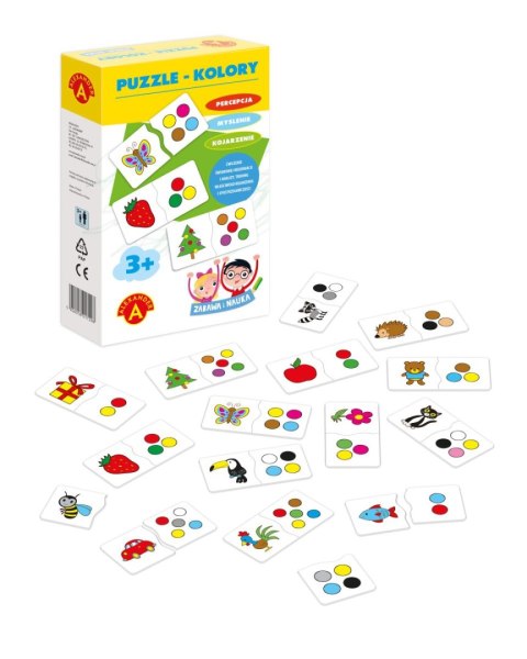 Gra edukacyjna Alexander puzzlowe kolory Gra edukacyjna Alexander puzzlowe kolory