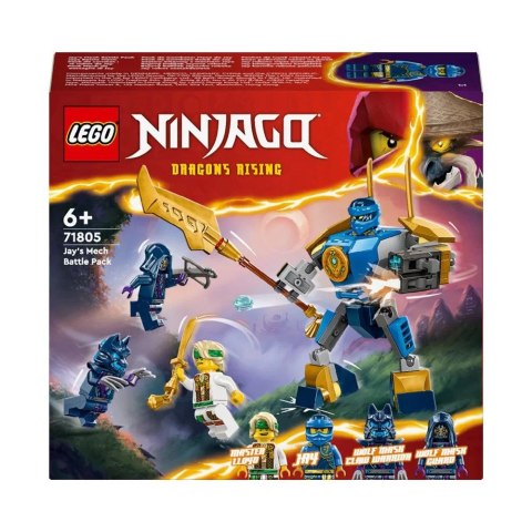 Klocki konstrukcyjne Lego Ninjago Zestaw bitewny z mechem Jaya (71805) Klocki konstrukcyjne Lego Ninjago Zestaw bitewny z mechem Jaya (71805)