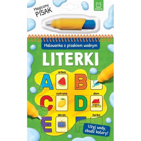 Książeczka edukacyjna Aksjomat Malowanka z pisakiem wodnym. Literki (2317) Książeczka edukacyjna Aksjomat Malowanka z pisakiem wodnym. Literki (2317)