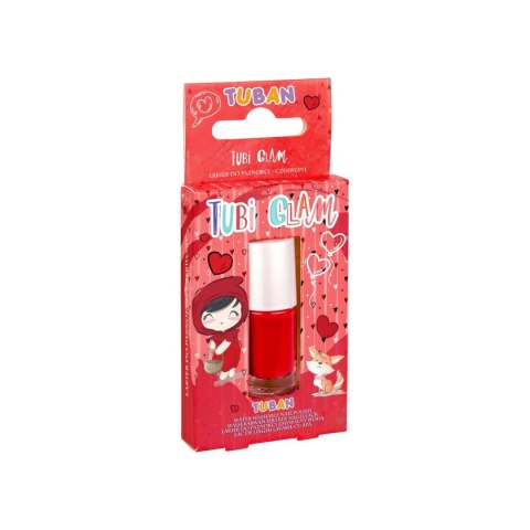 Lakier do paznokci Tuban Tubi glam czerwony kolor: czerwony (TU3465) Lakier do paznokci Tuban Tubi glam czerwony kolor: czerwony (TU3465)