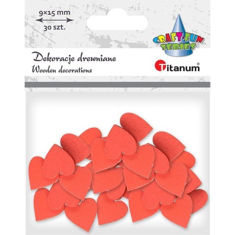 Ozdoba drewniana Titanum Craft-Fun Series serca (MTCR-WDC794) Ozdoba drewniana Titanum Craft-Fun Series serca (MTCR-WDC794)