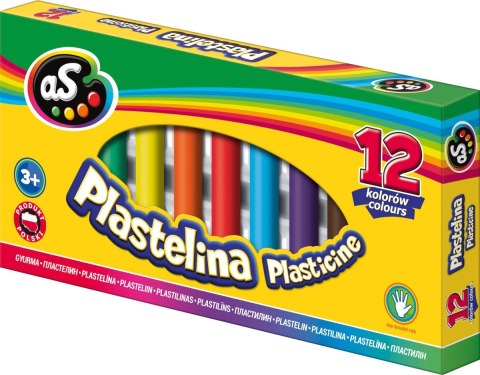 Plastelina As 12 kol. mix (5901137139302) Plastelina As 12 kol. mix (5901137139302)