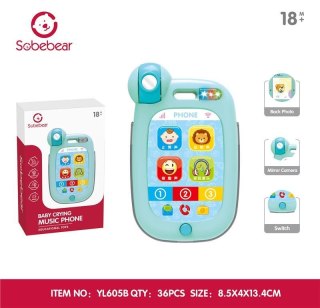 Telefon zabawkowy Ciuciubabka smartfon z aparatem (101059)