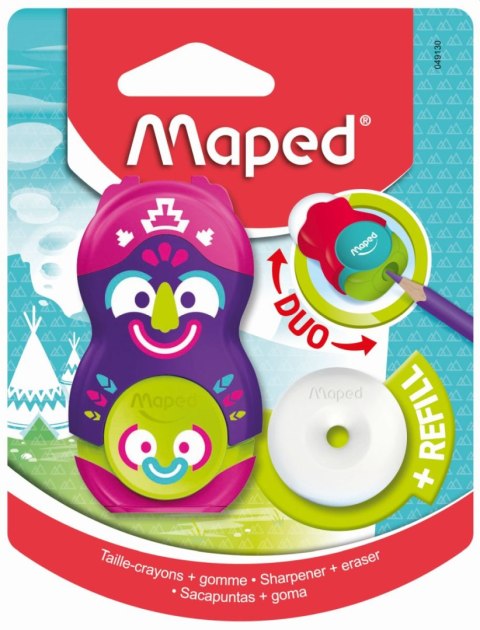 Temperówko-gumka Maped LOOPY TOTEM (049130) Temperówko-gumka Maped LOOPY TOTEM (049130)