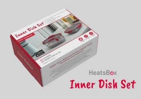 HeatsBox Zestaw Lunchowy Inner Dish Set HeatsBox Zestaw Lunchowy Inner Dish Set