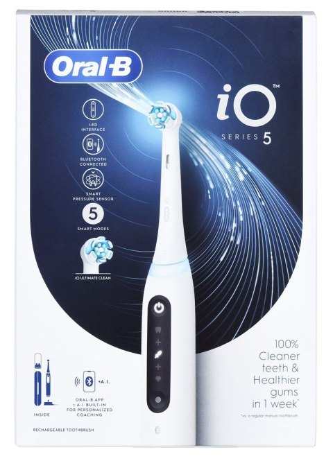 Braun Oral-B Szczoteczka elektryczn iO5 Quite White Braun Oral-B Szczoteczka elektryczn iO5 Quite White