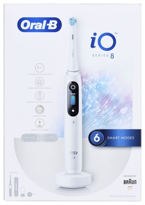 Braun Oral-B Szczoteczka elektryczna iO8N White Braun Oral-B Szczoteczka elektryczna iO8N White