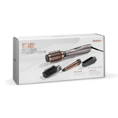 Suszarko-lokówka do włosów Babyliss AS136E (1000W; kolor złoty) Suszarko-lokówka do włosów Babyliss AS136E (1000W; kolor złoty)