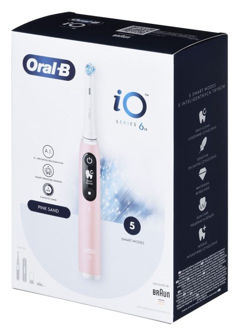 Szczoteczka elektryczna Oral-B iO6 Pink Szczoteczka elektryczna Oral-B iO6 Pink