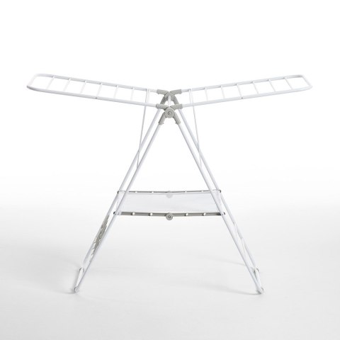 Suszarka na pranie z uchwytami na buty Rayen - 145 x 61 cm, Biały Suszarka na pranie z uchwytami na buty Rayen - 145 x 61 cm, Biały