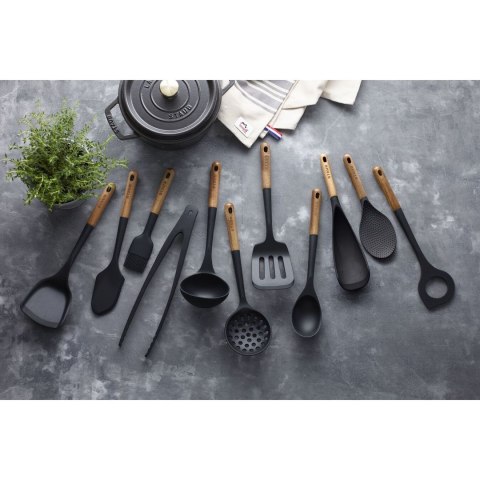 Łyżka wazowa STAUB 40503-104-0 - brązowo-czarna 31 cm Łyżka wazowa STAUB 40503-104-0 - brązowo-czarna 31 cm