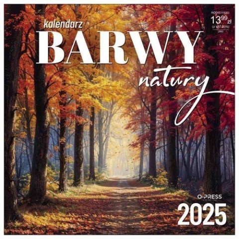 Kalendarz ścienny BARWY NATURY Press 33x33 330mm x 330mm (5904830713558) Kalendarz ścienny BARWY NATURY Press 33x33 330mm x 330mm (5904830713558)