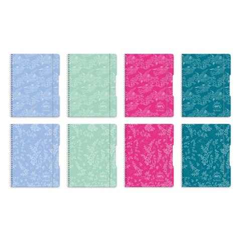 Kołozeszyt (kołobrulion) Herlitz ECO COLORS A4 80k. kratka (9501452)