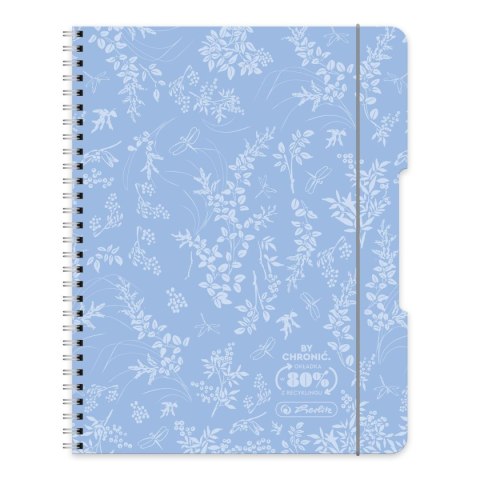 Kołozeszyt (kołobrulion) Herlitz ECO COLORS B5 80k. kratka (9501445)