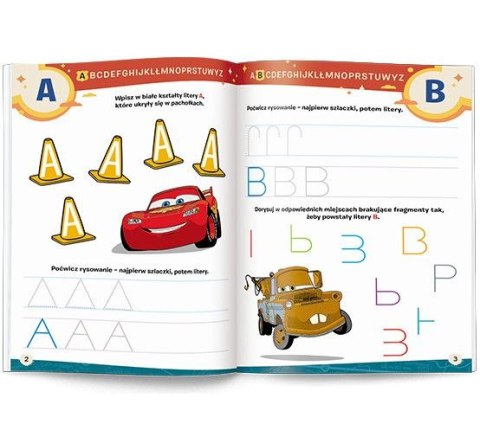 Książeczka edukacyjna Ameet Disney Uczy. Zeszyt ćwiczeń. Litery (udz 9305) Książeczka edukacyjna Ameet Disney Uczy. Zeszyt ćwiczeń. Litery (udz 9305)