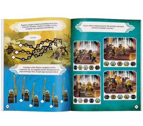 Książeczka edukacyjna Ameet LEGO® NINJAGO® Łowca smoków (KSS 1601) Książeczka edukacyjna Ameet LEGO® NINJAGO® Łowca smoków (KSS 1601)
