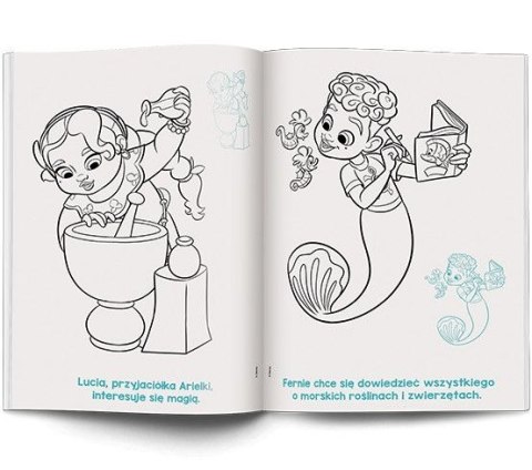 Książka dla dzieci Ameet Disney. Ariel Kolorowanka z Naklejkami (NA-9133) Książka dla dzieci Ameet Disney. Ariel Kolorowanka z Naklejkami (NA-9133)