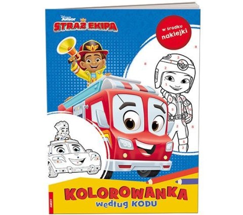 Książka dla dzieci Ameet Disney. Straż Ekipa. Kolorowanka według kodu (KKO 9104) Książka dla dzieci Ameet Disney. Straż Ekipa. Kolorowanka według kodu (KKO 9104)