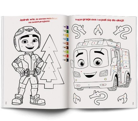 Książka dla dzieci Ameet Disney. Straż Ekipa. Kolorowanka według kodu (KKO 9104) Książka dla dzieci Ameet Disney. Straż Ekipa. Kolorowanka według kodu (KKO 9104)