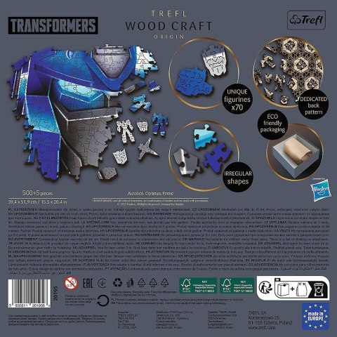 Puzzle Trefl Avengers Drewniane Autobot: Optimus Prime (20195) Puzzle Trefl Avengers Drewniane Autobot: Optimus Prime (20195)