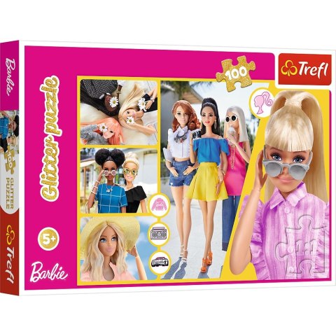 Puzzle Trefl Barbie Brokatowa Barbie 100 el. (457768) Puzzle Trefl Barbie Brokatowa Barbie 100 el. (457768)