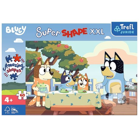 Puzzle Trefl Bluey I Przyjeciele Super Shape Zimowe zabawy Treflików 60 el. (50040) Puzzle Trefl Bluey I Przyjeciele Super Shape Zimowe zabawy Treflików 60 el. (50040)