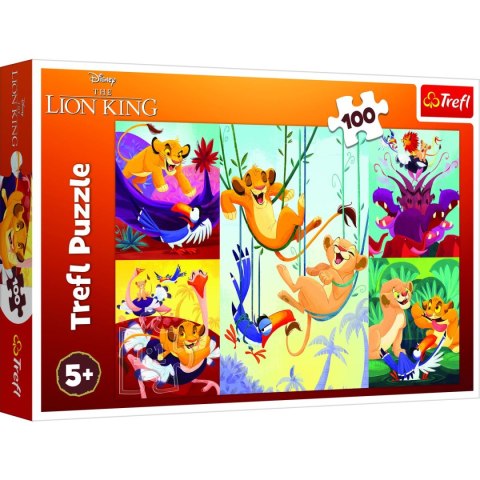 Puzzle Trefl Dzielny Król Lew 100 el. (16478) Puzzle Trefl Dzielny Król Lew 100 el. (16478)
