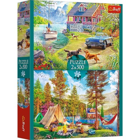 Puzzle Trefl Letni relaks 2x500 el. (37497) Puzzle Trefl Letni relaks 2x500 el. (37497)