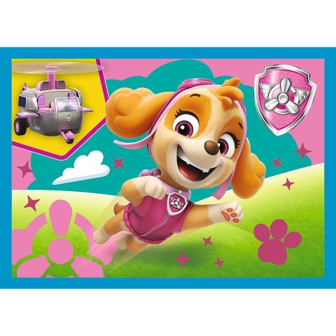 Puzzle Trefl Paw Patrol Biegnące Pieski 4w1 el. (34628) Puzzle Trefl Paw Patrol Biegnące Pieski 4w1 el. (34628)