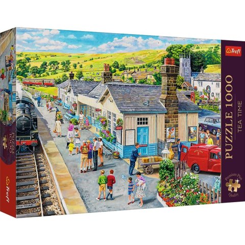 Puzzle Trefl Premium Plus Dworzec kolejowy 1000 el. (10810) Puzzle Trefl Premium Plus Dworzec kolejowy 1000 el. (10810)