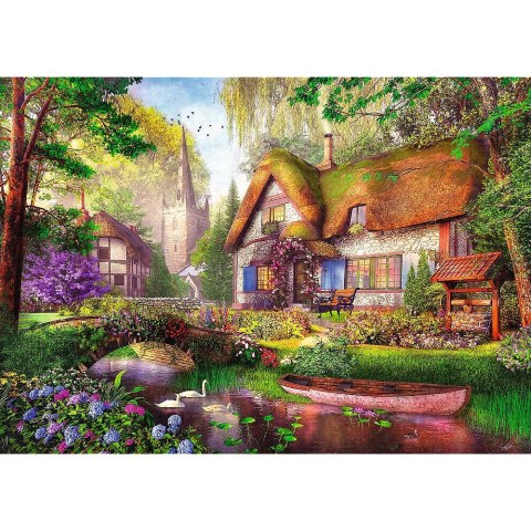 Puzzle Trefl Premium Plus Urocza chatka w lesie 1000 el. (10804) Puzzle Trefl Premium Plus Urocza chatka w lesie 1000 el. (10804)