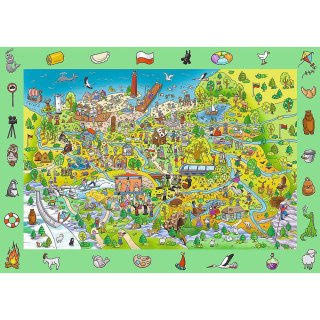 Puzzle Trefl Rodzina Treflików Spy Guy - Polska (15596)