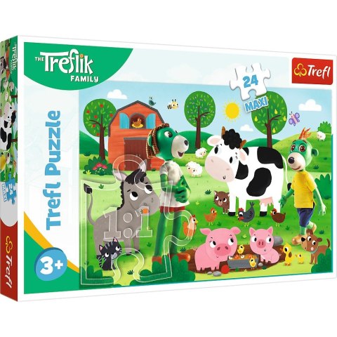 Puzzle Trefl Rodzina Treflików Zimowy czas z Treflikami 24 el. (14360) Puzzle Trefl Rodzina Treflików Zimowy czas z Treflikami 24 el. (14360)