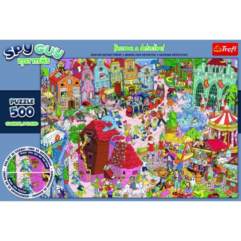Puzzle Trefl Spy Guy Lost Items: Gdansk 500 el. (37479) Puzzle Trefl Spy Guy Lost Items: Gdansk 500 el. (37479)