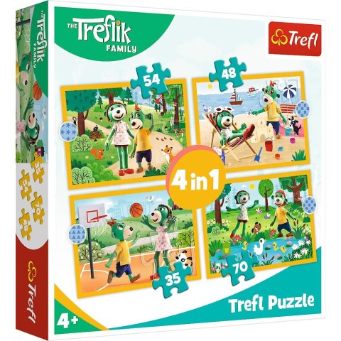 Puzzle Trefl Trefliki na wakacjach (34623) Puzzle Trefl Trefliki na wakacjach (34623)