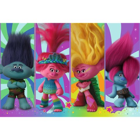 Puzzle Trefl Trolls XL Świat Sonica 104 el. (50037) Puzzle Trefl Trolls XL Świat Sonica 104 el. (50037)