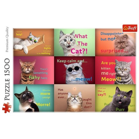 Puzzle Trefl Zabawne kocie portrety (26212) Puzzle Trefl Zabawne kocie portrety (26212)
