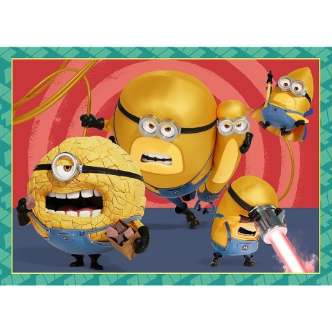Puzzle Trefl Zwariowane Minionki 4w1 el. (34648) Puzzle Trefl Zwariowane Minionki 4w1 el. (34648)