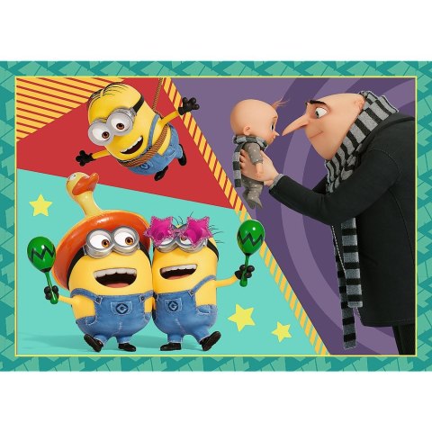 Puzzle Trefl Zwariowane Minionki 4w1 el. (34648) Puzzle Trefl Zwariowane Minionki 4w1 el. (34648)