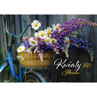 Kalendarz ścienny Avanti KWIATY wieloplanszowy 285mm x 410mm (KA-8)