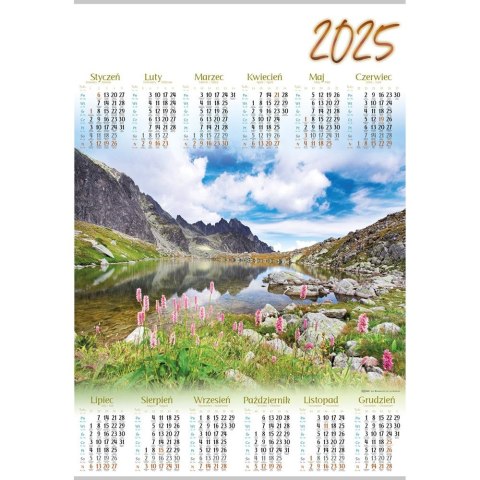 Kalendarz ścienny Lucrum GÓRY plakatowy 607mm x 880mm (PL04) Kalendarz ścienny Lucrum GÓRY plakatowy 607mm x 880mm (PL04)
