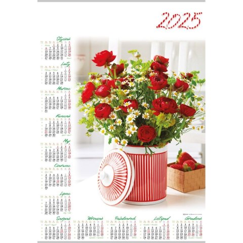 Kalendarz ścienny Lucrum JASKRY plakatowy 607mm x 880mm (PL14) Kalendarz ścienny Lucrum JASKRY plakatowy 607mm x 880mm (PL14)