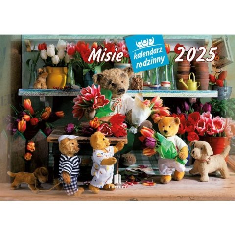Kalendarz ścienny Lucrum MISIE rodzinny 280mm x 200mm (WL11) Kalendarz ścienny Lucrum MISIE rodzinny 280mm x 200mm (WL11)