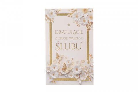 Kartka składana Art Nuvo ślub A5 (5905771370602) Kartka składana Art Nuvo ślub A5 (5905771370602)
