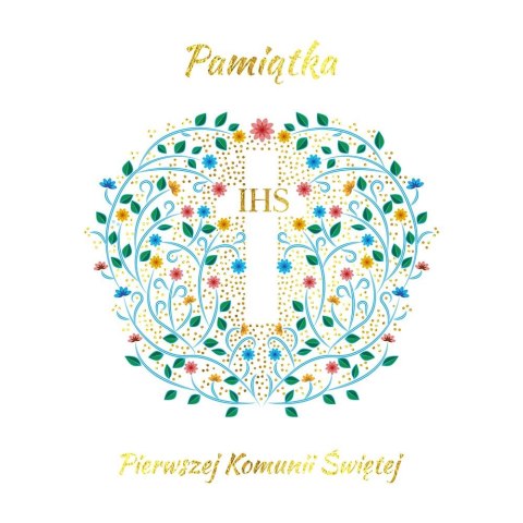 Kartka składana Henry KARNET B6 KOMUNIA krzyż B6 (5907222713549) Kartka składana Henry KARNET B6 KOMUNIA krzyż B6 (5907222713549)