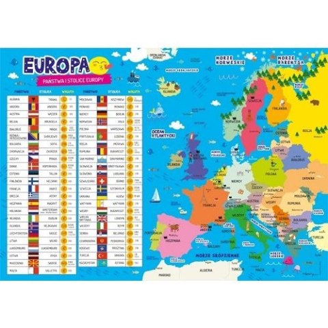 Podkład na biurko Henry MAPA EUROPY mix PVC PCW (5907465663847) Podkład na biurko Henry MAPA EUROPY mix PVC PCW (5907465663847)