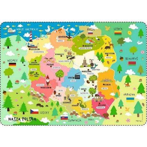 Podkład na biurko Henry Polska mix PVC PCW (5907222713693) Podkład na biurko Henry Polska mix PVC PCW (5907222713693)