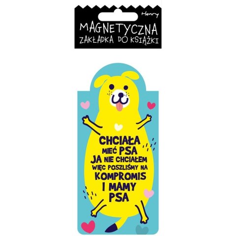 Zakładka do książki Henry magnetyczna NW PIES (5907465661010) Zakładka do książki Henry magnetyczna NW PIES (5907465661010)