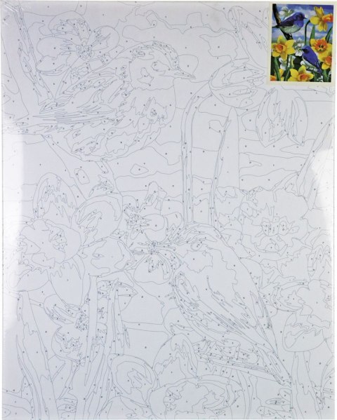 Zestaw kreatywny Flamingo Line Malowanie po numerach 40x50cm Ptaszki na żonkilach (FSY689) Zestaw kreatywny Flamingo Line Malowanie po numerach 40x50cm Ptaszki na żonkilach (FSY689)